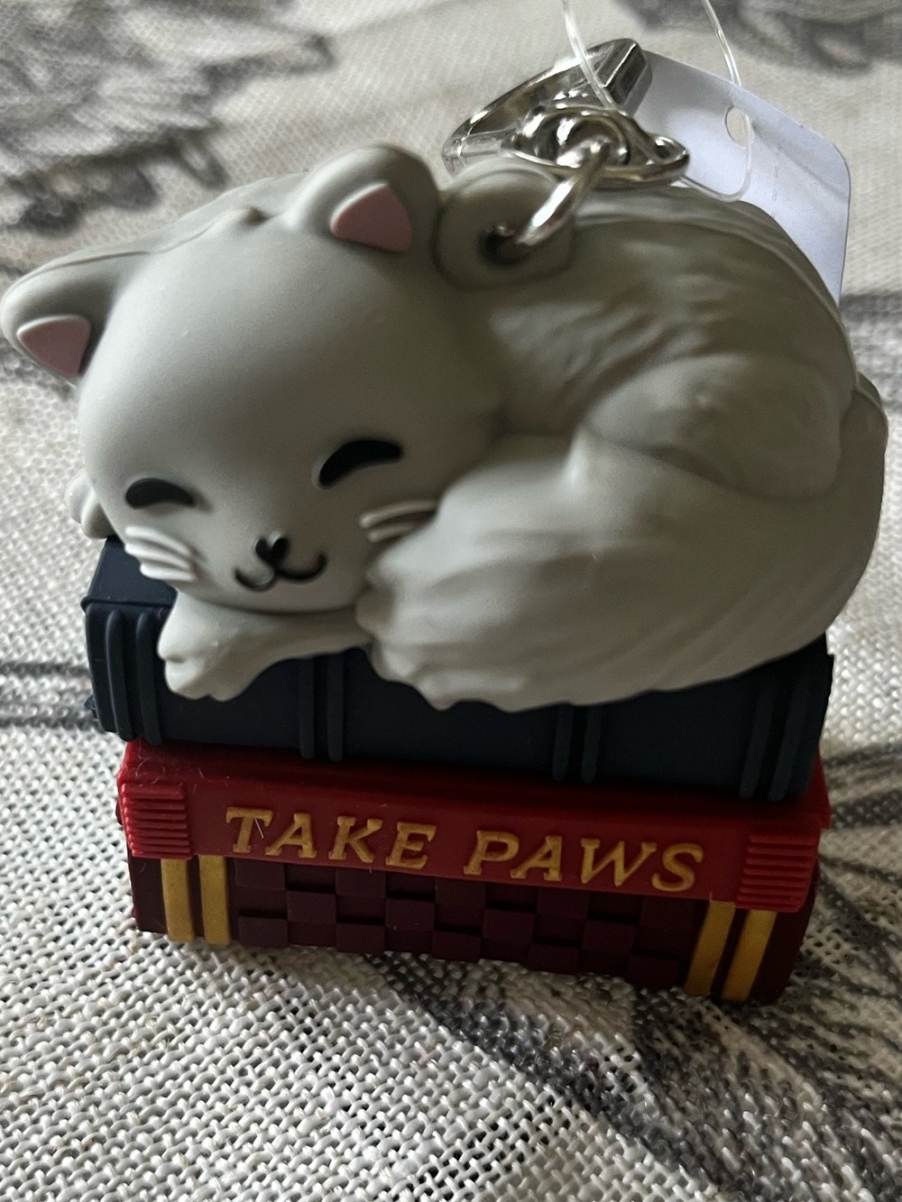 Bath & Body Works "Take Paws" Napping Cat on Books PocketBac Holder (only)🐱📚
